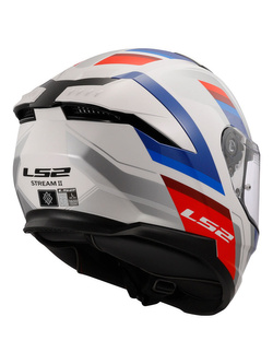 Kask integralny LS2 FF808 Stream II Vintage biało-niebiesko-czerwony