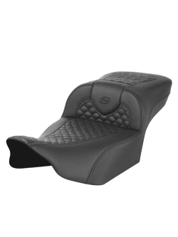 Kanapa motocyklowa dla kierowcy i pasażera Saddlemen Roadsofa DS Extended Reach Harley Davidson Road Glide/ Street Glide (wybrane modele) (23-) czarna