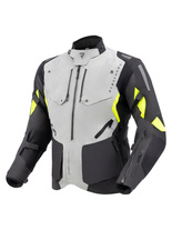 Kurtka motocyklowa tekstylna Rebelhorn Hiker IV czarno-szaro-żółta