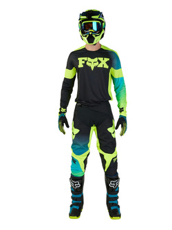 Spodnie enduro Fox 360 Streak czarno-żółte