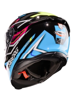 Kask integralny Caberg Avalon X Brama czarno-różowo-niebieski matowy