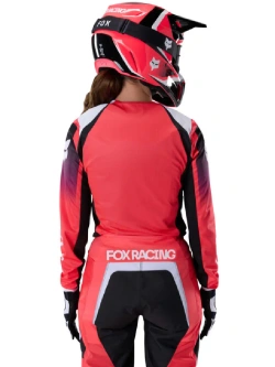 Bluza enduro damska Fox 180 Frame czarno-szaro-różowa