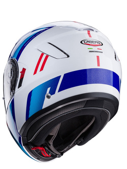 Kask szczękowy Caberg Levo X Manta biało-niebiesko-czerwony