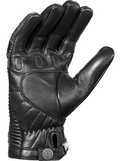 Rękawice motocyklowe skórzane John Doe Durango czarno-szare