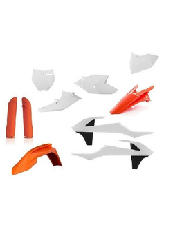 Pełny zestaw plastików Acerbis KTM biało-pomarańczowy modele SX/ SX-F