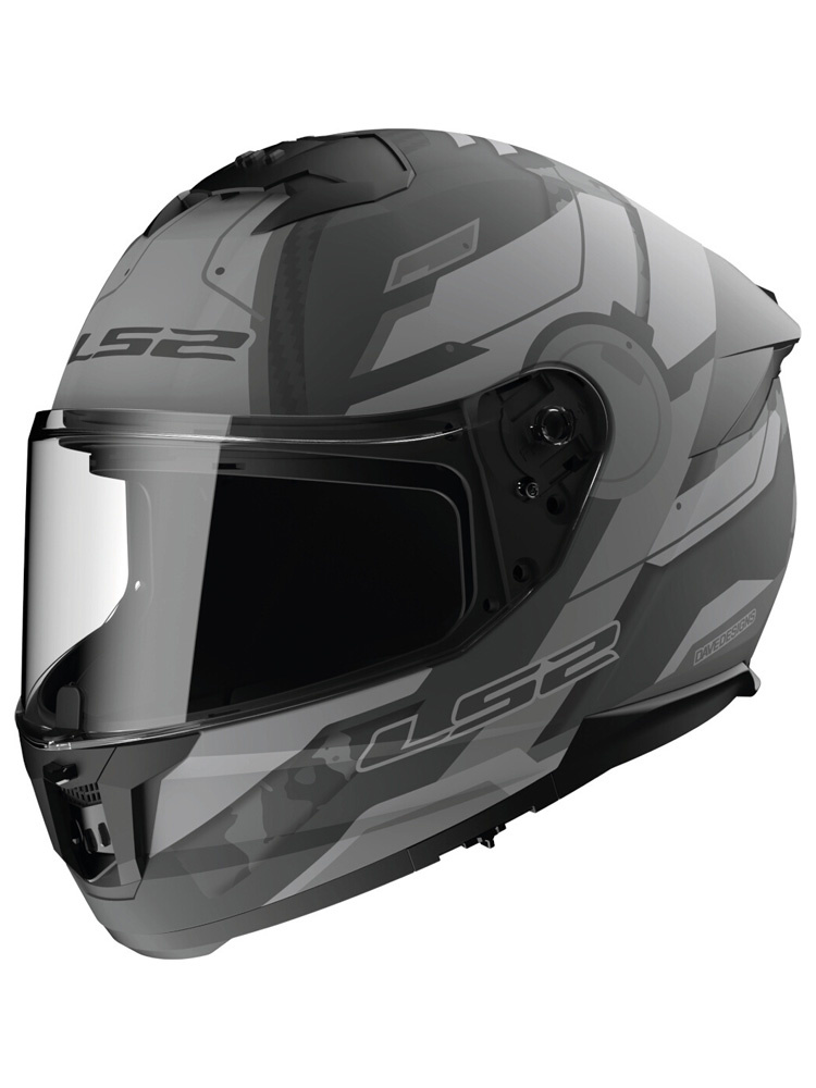 Kask integralny LS2 FF808 Stream II Shadow szary matowy