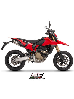 Tłumik motocyklowy podwójny SC-Project S1-C Ducati Hypermotard 698 Mono/RVE (24-) tytan