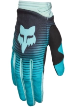 Rękawice cross damskie Fox 180 Collect czarno-niebieskie
