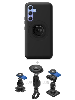 Zestaw 360 Quad Lock: etui MAG na telefon Samsung Galaxy A55 (magnetyczne) + wybrane komponenty