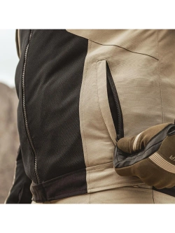 Kurtka motocyklowa tekstylna Modeka Khao Air II czarno-brązowa