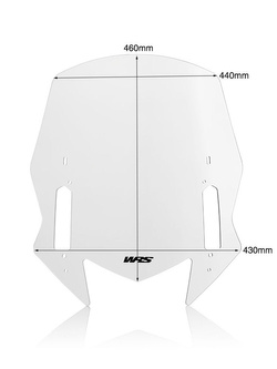 Szyba do skutera WRS Standard Yamaha T-Max 530 (17-19)/ T-Max 560 (20-21) przezroczysta