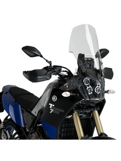 Regulowany wspornik szyby PUIG do Yamaha Tenere 700 (19-)/ World Raid (22-)/ Rally Edition (21-) czarny