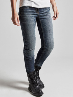 Jeansy motocyklowe damskie Spidi J-Tracker Lady ciemnoniebieskie