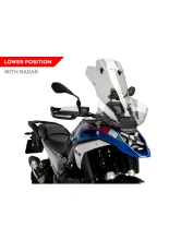 Szyba motocyklowa turystyczna z deflektorem PUIG BMW R1300GS/ Adventure (23-) przeźroczysta