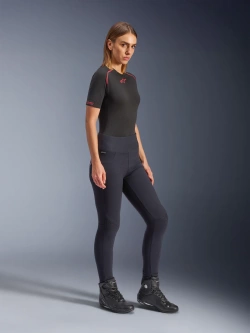 Legginsy motocyklowe damskie Alpinestars Stella Flex-Ast czarne