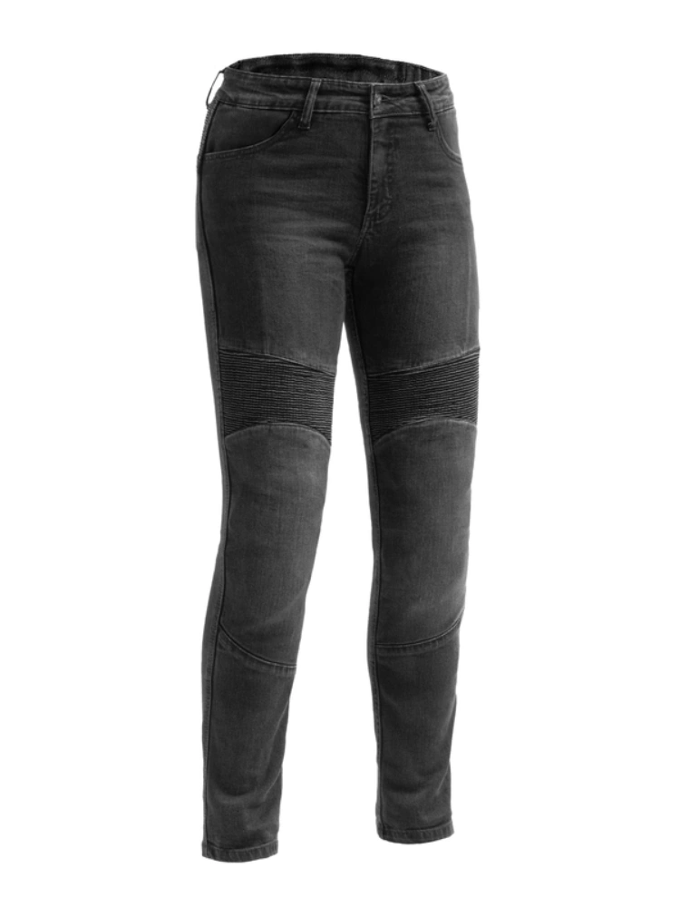 Jeansy motocyklowe damskie Broger Aura czarne