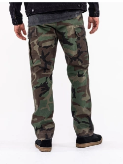 Spodnie motocyklowe tekstylne John Doe Regular Cargo Mono moro