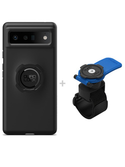 Zestaw: etui na telefon Google Pixel 6 + uchwyt Quad Lock montowany za pomocą paska z szybkozłączką