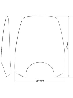 Owiewka motocyklowa turystyczna PUIG Naked New Generation do Hondy CMX 1100 Rebel (21-) mocno przyciemniana