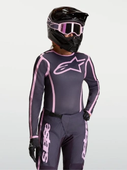 Bluza cross damska Alpinestars MX Stella Fluid Apex V2 szaro-różowa