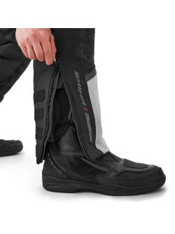 Spodnie motocyklowe tekstylne Shima Tracker czarno-jasnoszare