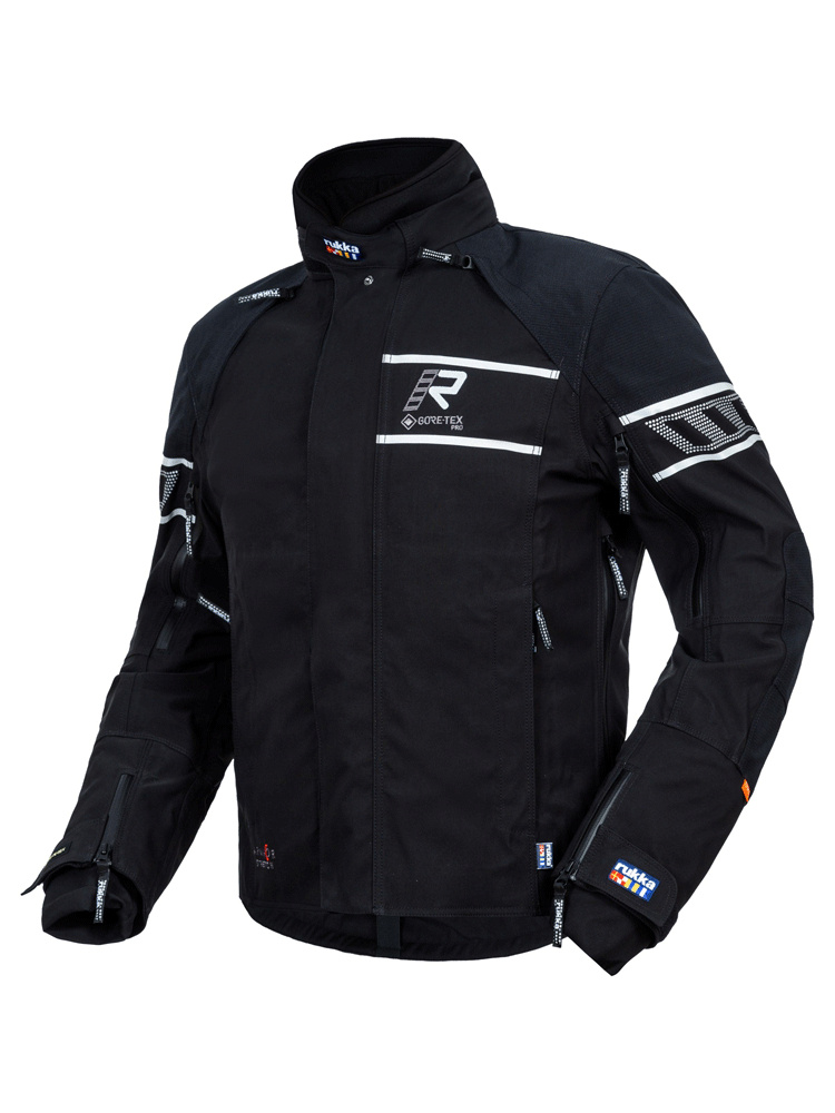 Kurtka motocyklowa tekstylna Rukka Rapto-R czarno-biała