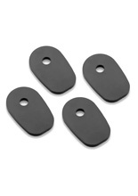 Zestaw montażowy do kierunkowskazów Rizoma do wybranych modeli Kawasaki/ Yamaha (4 sztuki w zestawie) czarne