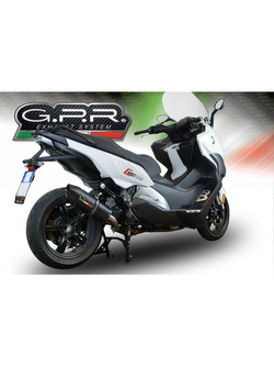 Tłumik G.P.R Furore Evo4 Nero [Slip-On, Black Aluminium] - BMW C 650 Sport [16-20]