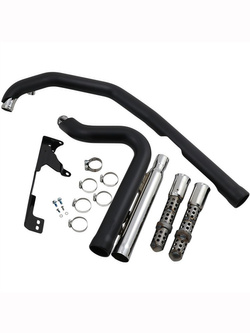 Pełny układ wydechowy Speedster 909 Cobra Harley Davidson (wybrane modele) czarny