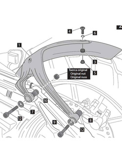 Błotnik tylny PUIG do Triumph Tiger Explorer XC/ XR/XRX/XRT/XCX/XCA 16-20 (karbon)