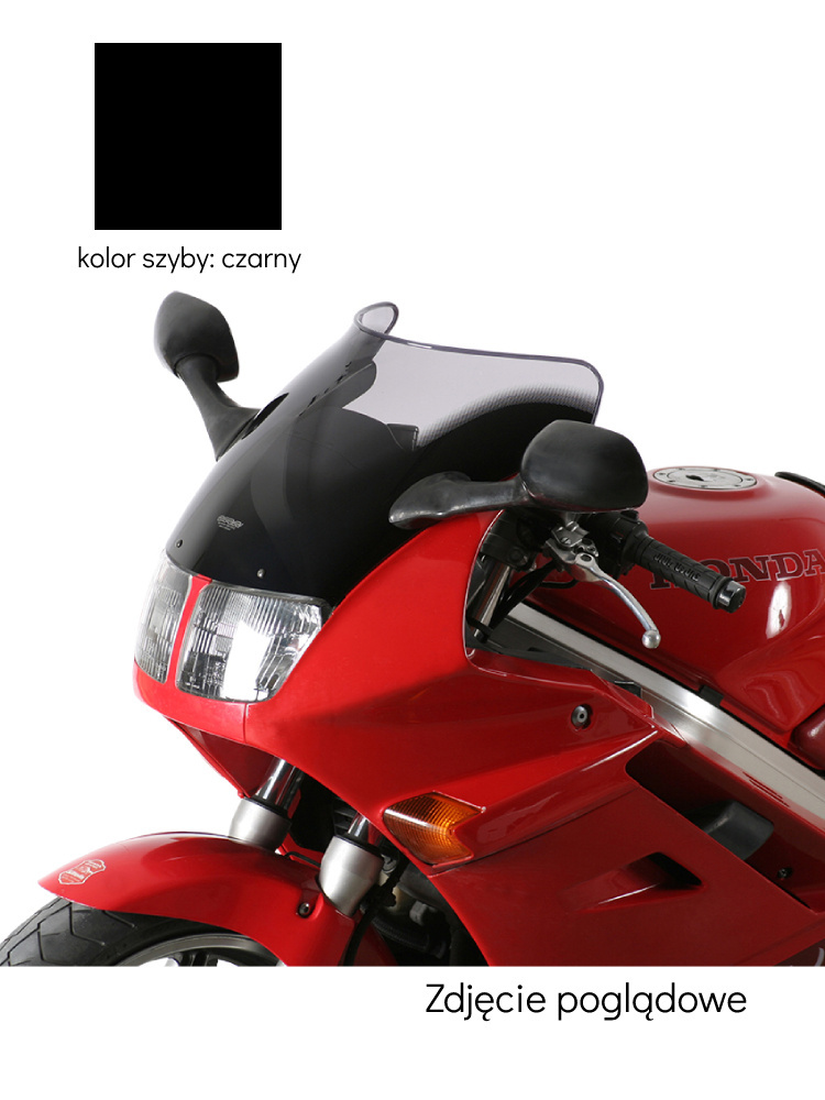 Szyba motocyklowa MRA Spoiler "S" Honda VFR 750 F RC 36 (90-93) czarna