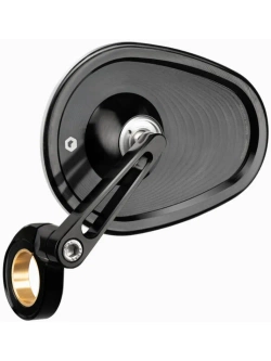 Lusterko motocyklowe uniwersalne Motogadget Mo.view Club aluminiowe, czarne [długość ramienia: 60 mm]