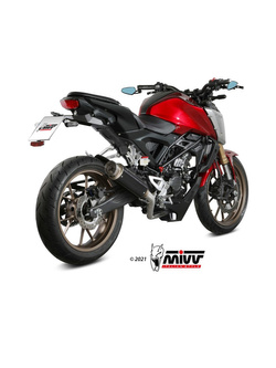 Pełny układ wydechowy (GP Pro) MIVV do Honda CB 125 R (21-24) czarny