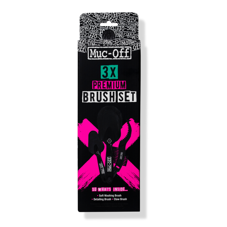 Muc-Off 3x Premium Brush Kit- zestaw szczotek