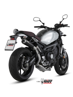 Pełny układ wydechowy (GHIBLI) MIVV do Yamaha XSR 900 (16-20) czarny