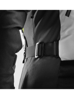 Kurtka motocyklowa damska tekstylna Rebelhorn Hardy 3.0 czarno-szaro-żółta