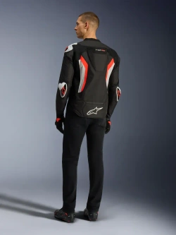 Kurtka motocyklowa tekstylna Alpinestars T-GP Air czarno-biało-czerwona