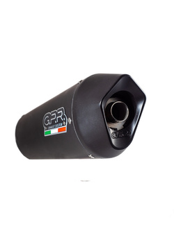 Podwójny tłumik G.P.R Furore Nero [Slip-On, Black Aluminium] - Suzuki GSX 1400 [01-07]