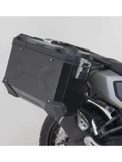 Zestaw: kufry boczne + stelaże Pro TRAX ADV SW-Motech Yamaha Tenere 700 (wybrane modele) czarne [poj.: 45 + 37l]