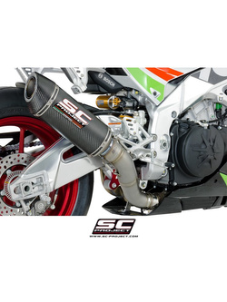 Tłumik Oval racing Carbon SC-Project do Aprilia RSV4 RF/RR 2017