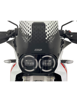 Deflektory motocyklowe WRS do szyby Ducati Desert X 937/ Rally (22-25) czarne