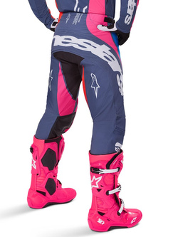 Spodnie cross Alpinestars MX Techstar Dreem szaro-wielokolorowe