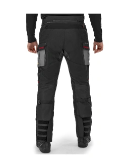 Spodnie motocyklowe tekstylne Shima Tracker czarno-jasnoszare