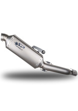 Tłumik motocyklowy Spark Dakar do Yamahy Ténéré 700 (19-) srebrny