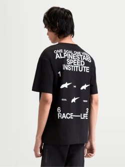 Koszulka z krótkim rękawem Alpinestars Institute Oversized CSF czarna