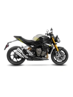 Podwójny tłumik motocyklowy LeoVince LV-10 stalowy Triumph (wybrane modele) [z homologacją] 