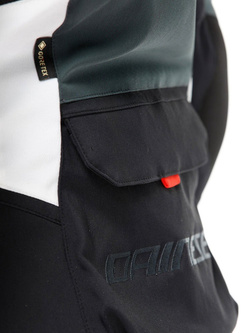 Kurtka motocyklowa damska tekstylna Dainese Carve Master 3 Gore-Tex czarno-szaro-czerwona