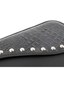 Sakwy skórzana lewa Hepco&Becker Ivory do montażu na stelażu C-Bow (pojemność: 21L) czarna