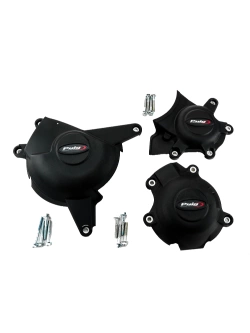 Pokrywy dekli silnika PUIG Suzuki GSX R1000/ R (17-21) czarne