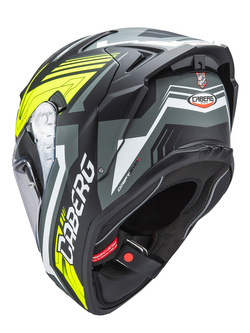 Kask integralny Caberg Drift Evo II Jarama czarno-szaro-żółty fluo